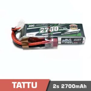 Battery Lipo 2s 2700mAh 30C Tattu