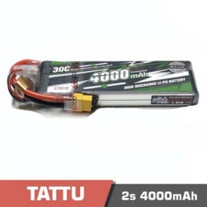 Battery Lipo 2s 4000mAh 30C Tattu