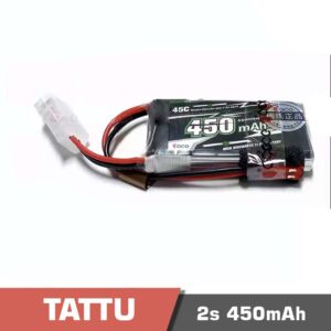 Battery Lipo 2s 450mAh 45C Tattu