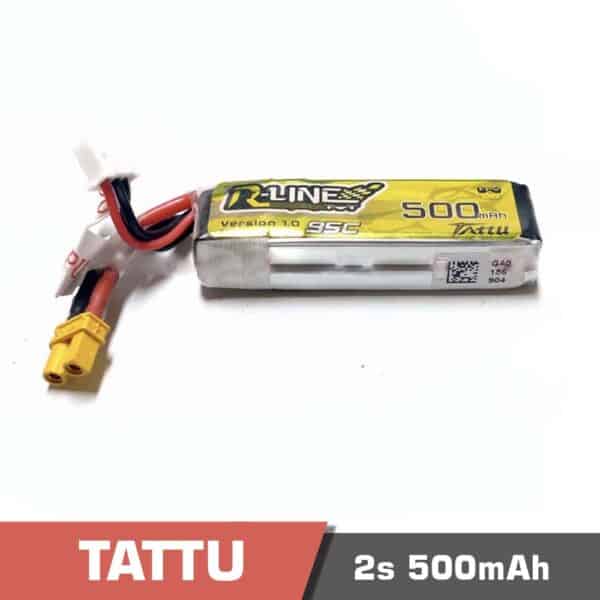 2s 500 95c rline - battery lipo 2s 500mah 95c tattu r-line - motionew - 3