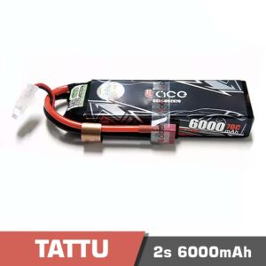 Battery Lipo 2s 6000mAh 70C Tattu