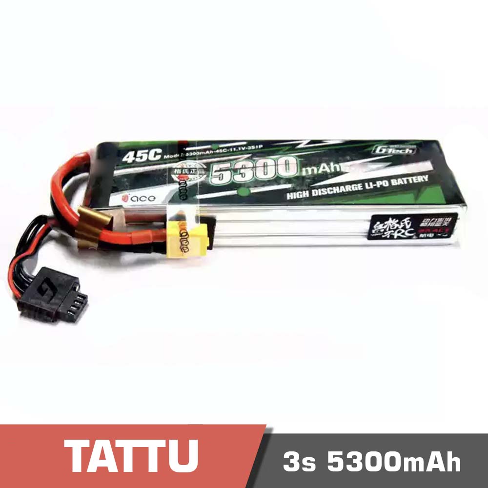 3s 5300 gtech smart - battery lipo 4s 5300mah 45c tattu g-tech smart - motionew - 1