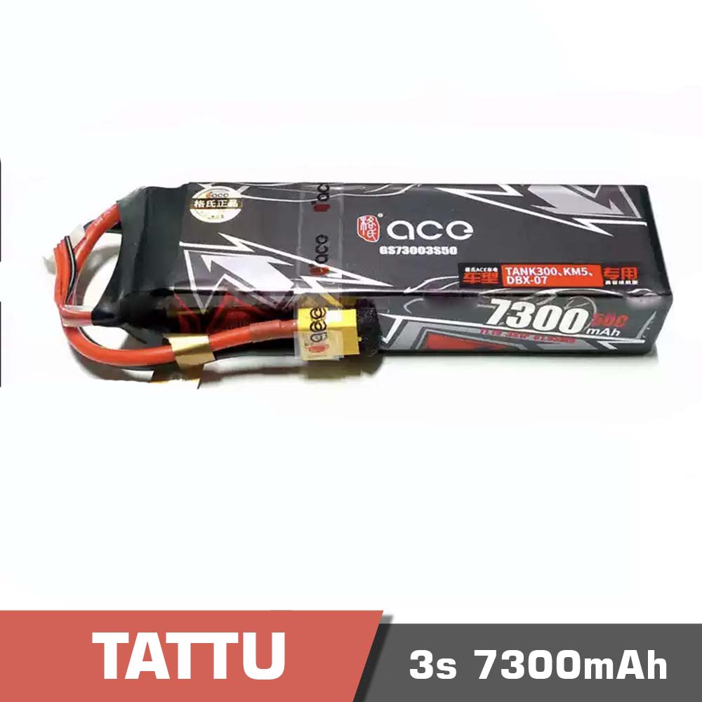 3s 7300 50c - battery lipo 2s 7600mah 100c tattu trx - motionew - 1