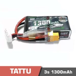 Battery Lipo 3s 1300mAh 30C Tattu