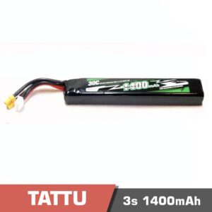 Battery Lipo 3s 1400mAh 30C Tattu