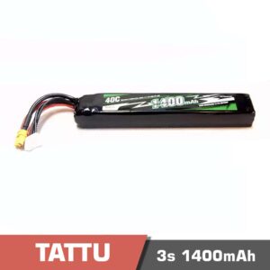 Battery Lipo 3s 1400mAh 40C High Voltage Tattu