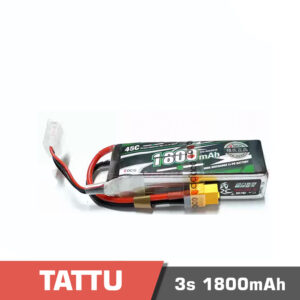 Battery Lipo 3s 1800mAh 45C Tattu