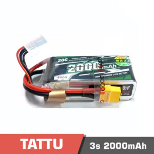 Battery Lipo 3s 2000mAh 20C Tattu