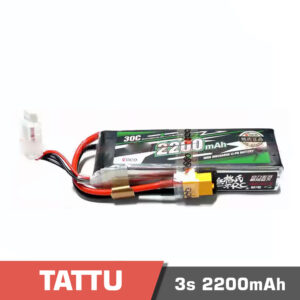 Battery Lipo 3s 2200mAh 30C Tattu