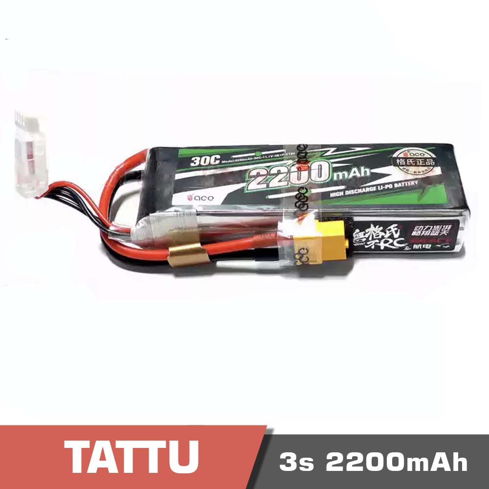 3s 2200 30c - battery lipo 3s 2200mah 50c tattu - motionew - 2