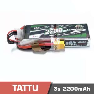 Battery Lipo 3s 2200mAh 45C Tattu