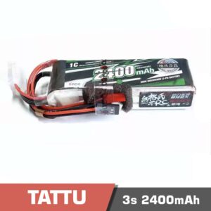 Battery Lipo 3s 2400mAh 1C Tattu for Futaba RC Remote Controller