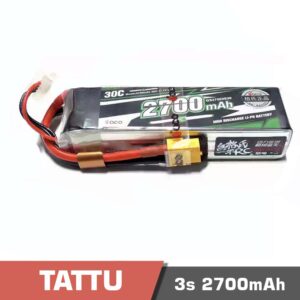 Battery Lipo 3s 2700mAh 30C Tattu