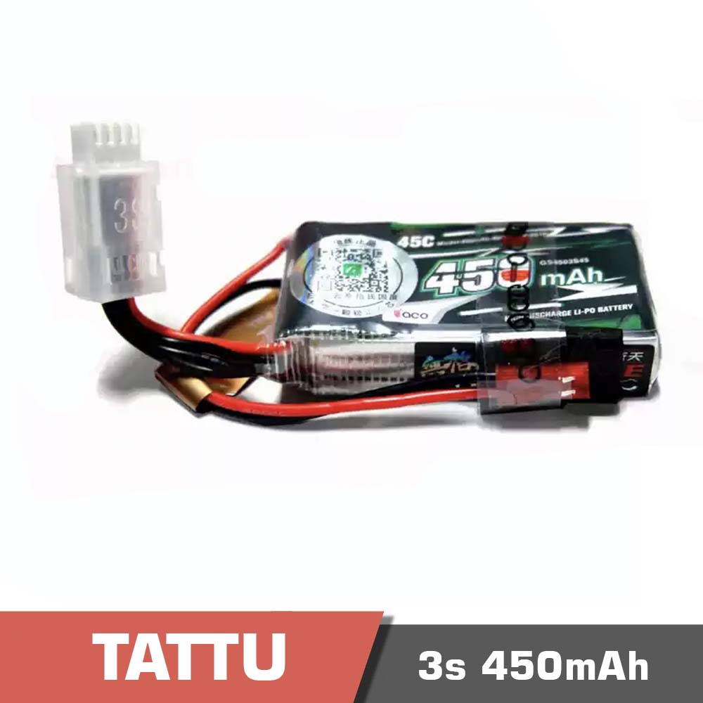 3s 450 45c - battery lipo 2s 450mah 45c tattu - motionew - 2