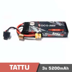 Battery Lipo 3s 5200mAh 50C Tattu G-Tech Smart