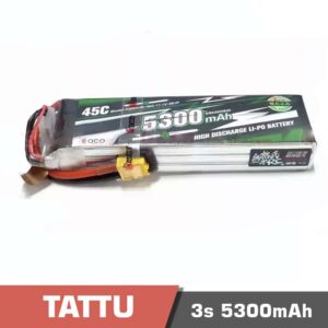 Battery Lipo 3s 5300mAh 45C Tattu