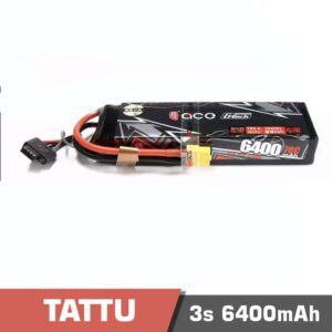 Battery Lipo 3s 6400mAh 70C Tattu G-Tech Smart