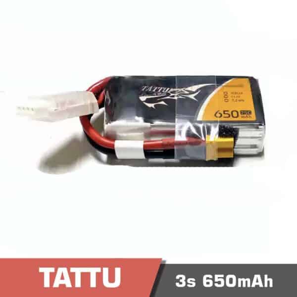 3s 650 75c - battery lipo 3s 650mah 75c tattu for fpv drone - motionew - 3