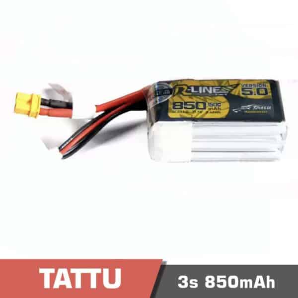 3s 850 - battery lipo 3s 850mah 150c tattu - r-line 5. 0 - motionew - 3