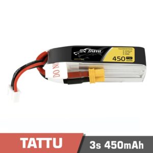 Battery Lipo 3s 450mAh 75C Tattu