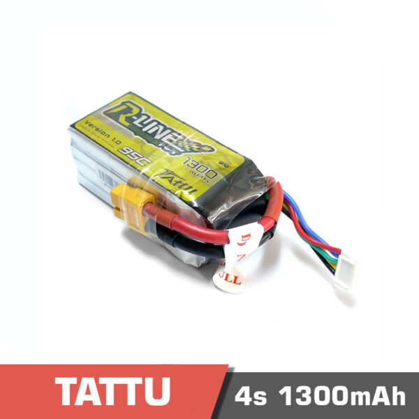 4s 1300 95c rline - battery lipo 4s 1300mah 95c tattu r-line - motionew - 3