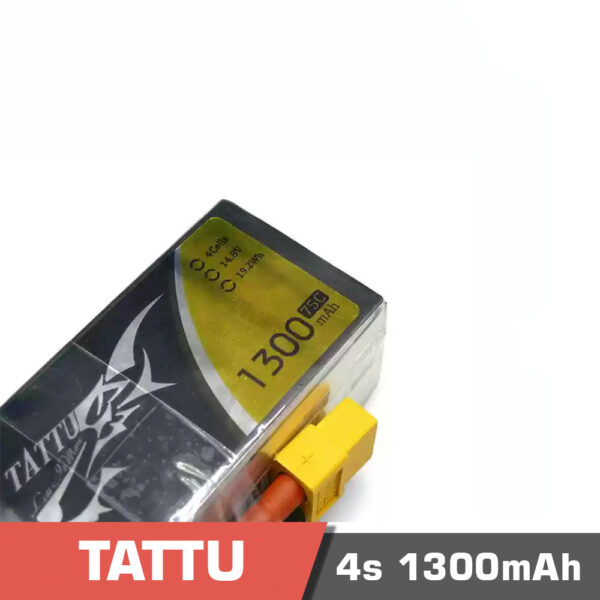 4s 1300. 75c - battery lipo 4s 1300mah 75c tattu - motionew - 3