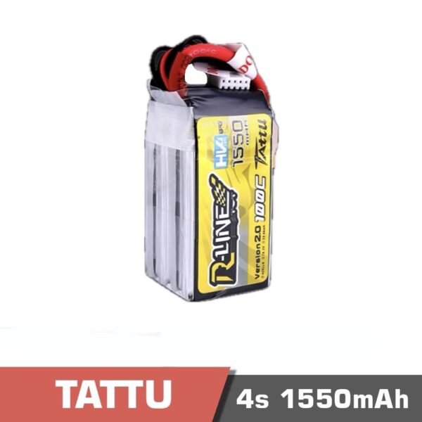 4s 1550 100c rline - battery lipo 4s 1550mah 100c tattu r-line (hv) - motionew - 3