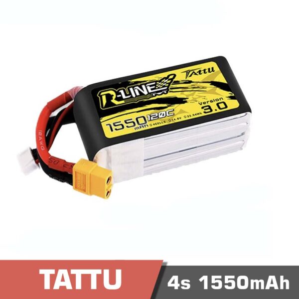 4s 1550 120c rline - battery lipo 4s 1550mah 95c / 120c tattu r-line - motionew - 7