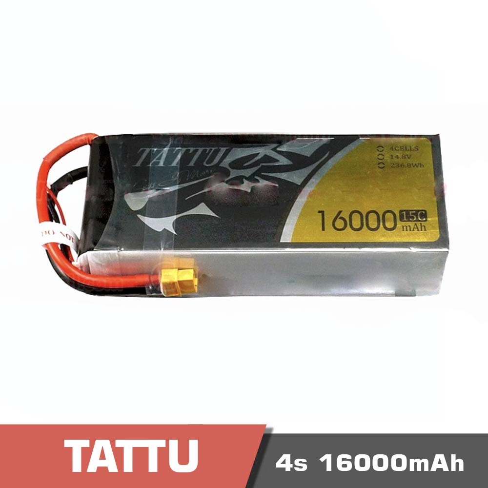 4s 16000 15c - battery lipo 4s 16000mah 15c tattu - motionew - 1