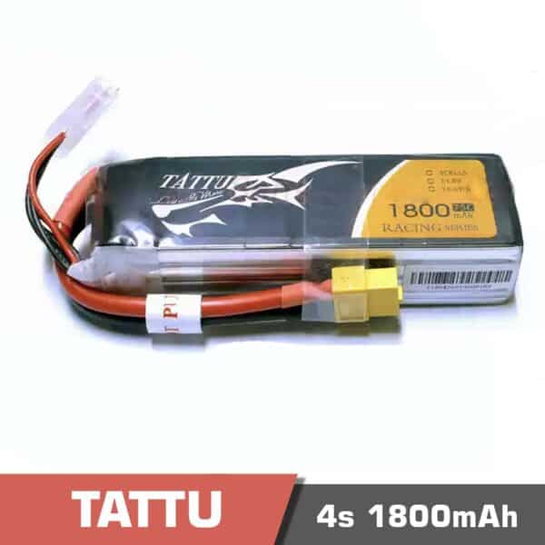 4s 1800 75c - battery lipo 4s 1800mah 75c tattu for fpv drone - motionew - 3