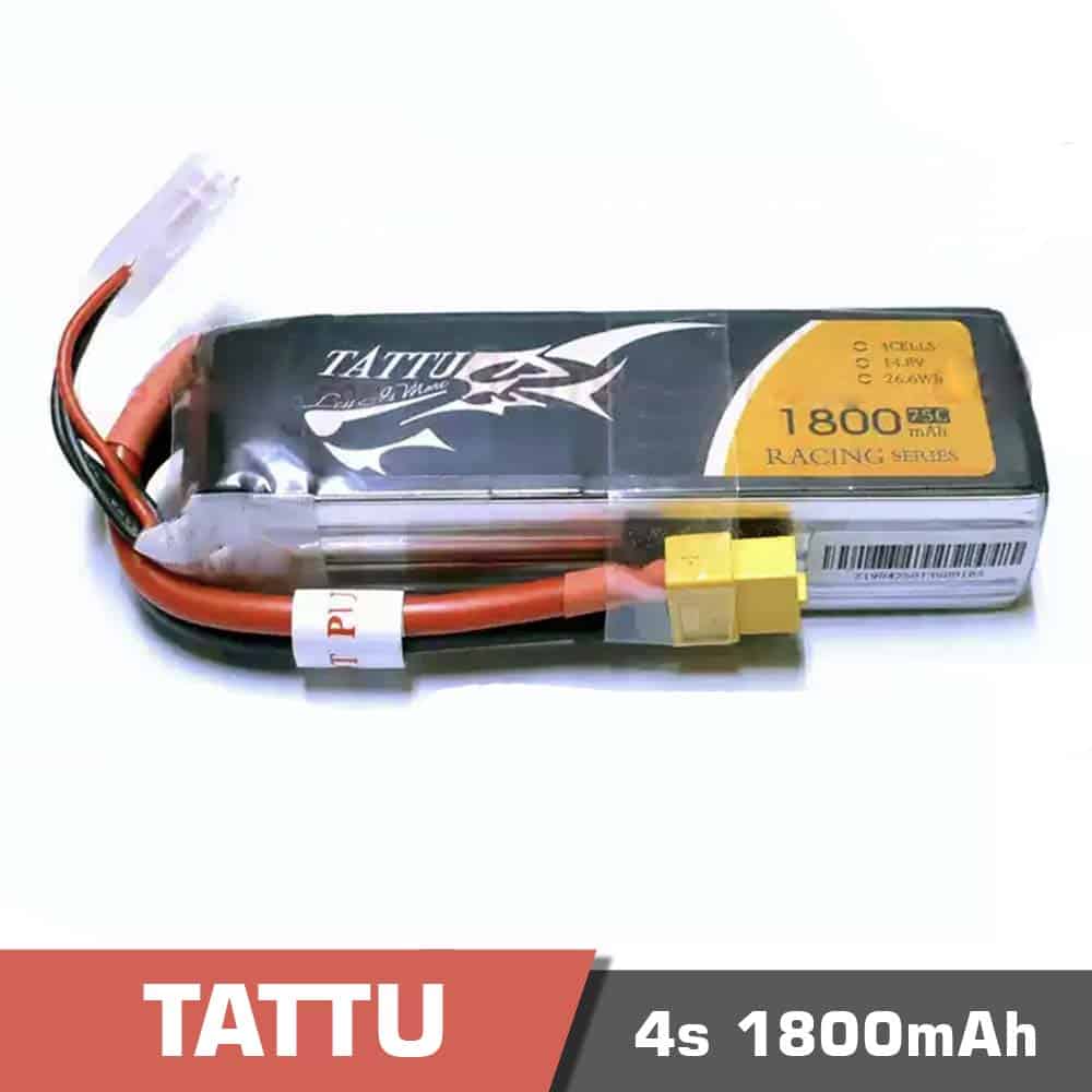 4s 1800 75c - battery lipo 3s 1800mah 75c tattu for fpv drone - motionew - 2