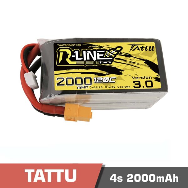 4s 2000 120c rline3 - battery lipo 4s 2000mah 120c tattu r-line 3. 0 - motionew - 3