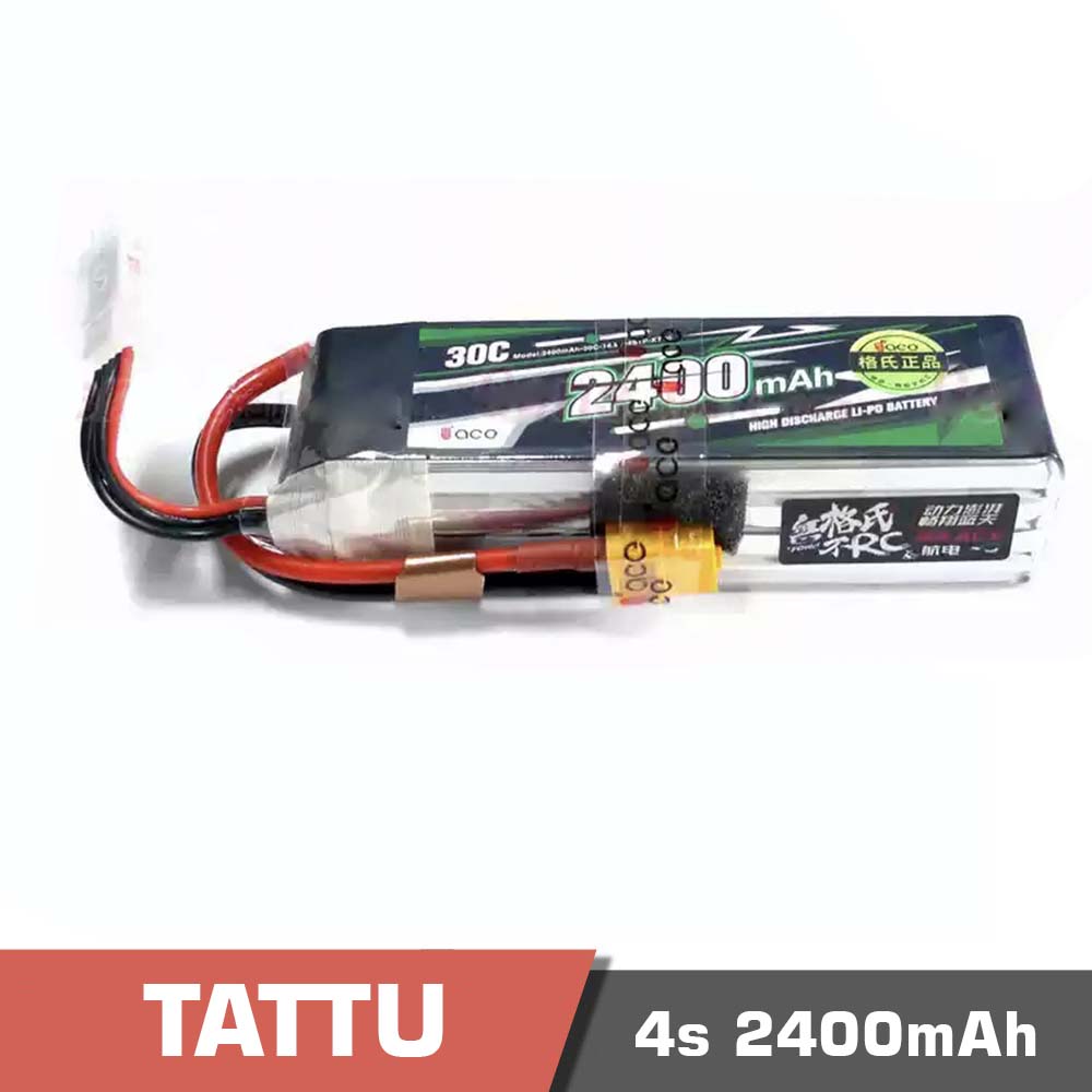 4s 2400 30c - battery lipo 3s 2400mah 30c tattu - motionew - 2