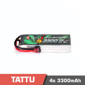 Battery Lipo 4s 3300mAh 25C Tattu T Plug