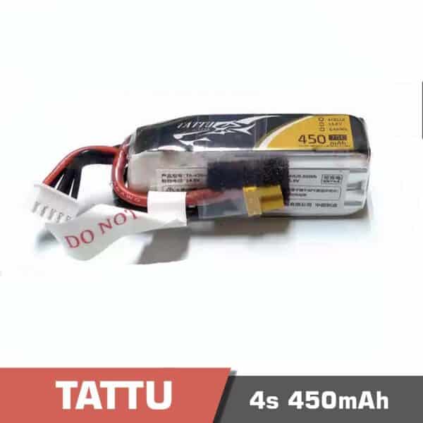 4s 450 75c - battery lipo 4s 450mah 75c tattu for fpv drone - motionew - 3