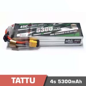 Battery Lipo 4s 5300mAh 45C Tattu