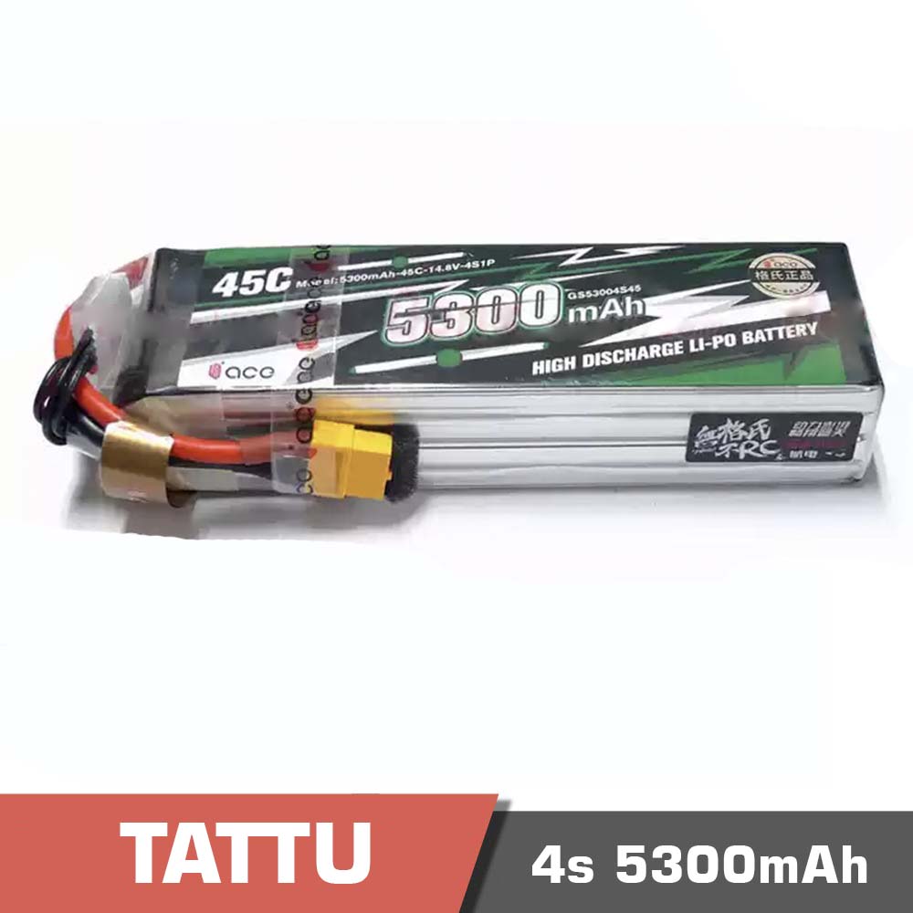 4s 530045c - battery lipo 5s 5300mah 30c tattu - motionew - 1