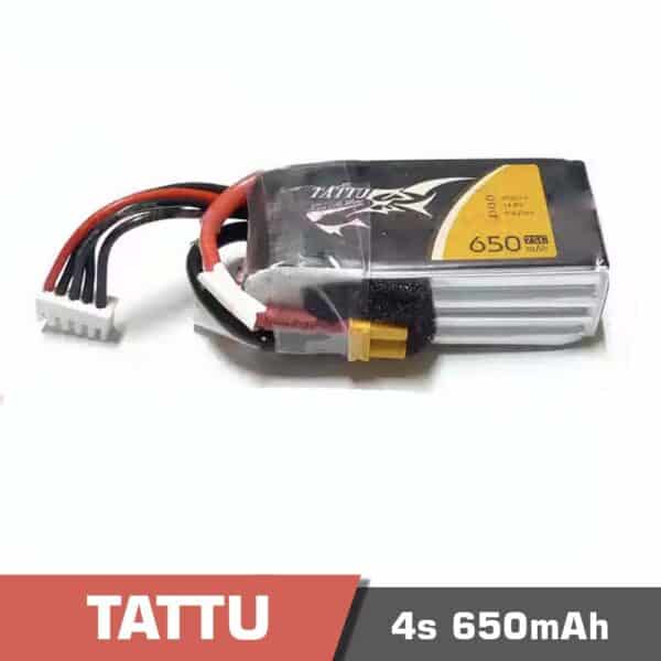 4s 650 75c - battery lipo 4s 650mah 75c tattu for fpv drone - motionew - 3