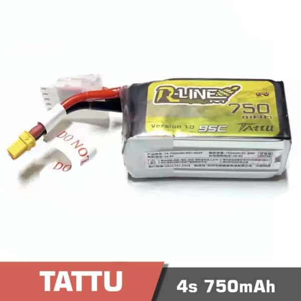 4s 750 95c rline - battery lipo 4s 750mah 95c tattu r-line for fpv drone - motionew - 3