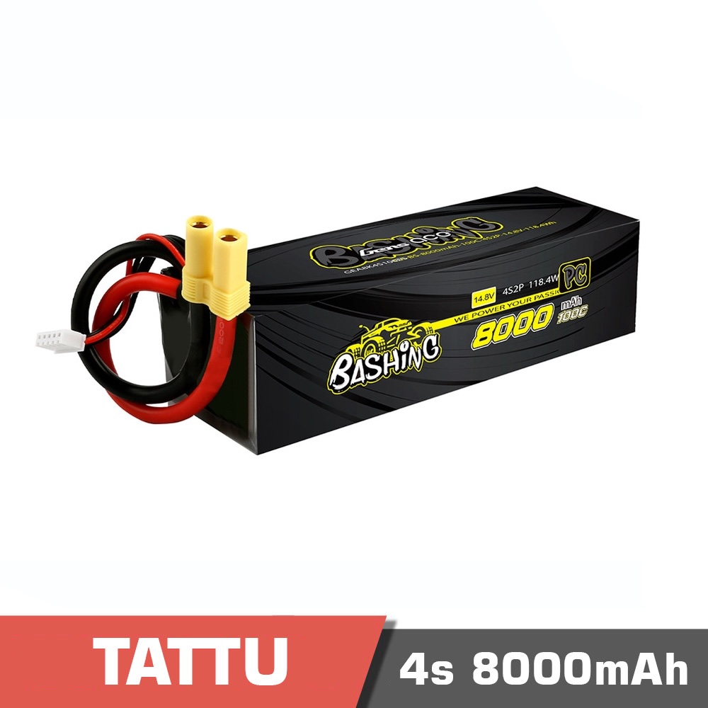 4s 8000 bashing 100c - battery lipo 6s 25000mah 10c tattu - motionew - 2