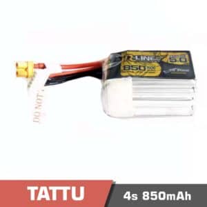 Battery Lipo 4s 850mAh 150C Tattu – R-LINE 5.0