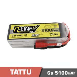 Battery Lipo 6s 5100mAh Tattu Rline 95C