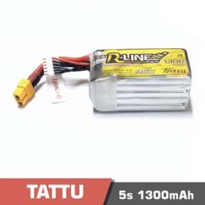 Battery Lipo 5S 1300mAh 18.5V 95C Tattu R-Line