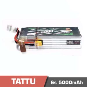 Battery Lipo 6s 5000mAh 45C Tattu