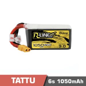 Battery Lipo 6s 1050mAh 120C Tattu R-Line 3.0