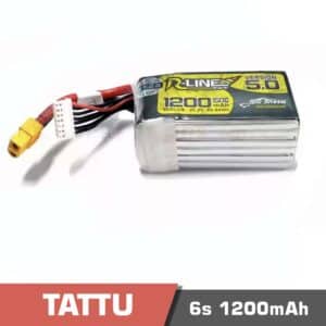 Battery Lipo 6s 1200mAh 150C Tattu – R-LINE 5.0