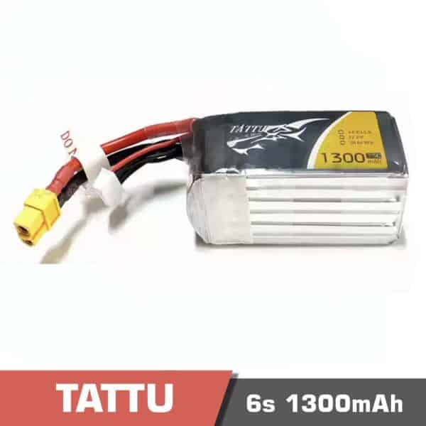 6s 1300 75c - battery lipo 6s 1300mah 75c tattu for fpv drone - motionew - 3