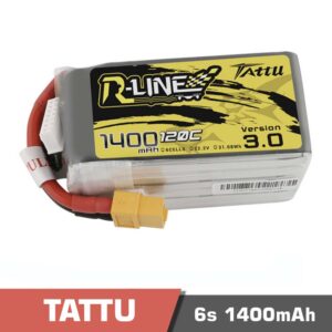 Battery Lipo 6s 1400mAh 120C Tattu R-Line 3.0