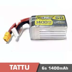 Battery Lipo 6s 1400mAh 150C Tattu – R-LINE 5.0