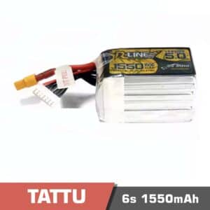 Battery Lipo 6s 1550mAh 150C Tattu – R-LINE 5.0